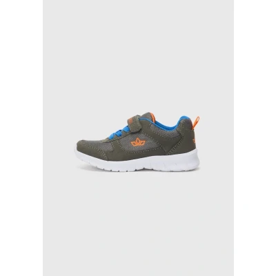 Afbeelding van LICO Blaine Unisex Sneakers laag voor kinderen, Maat: 27, Grey/blue/orange Imitatieleer/ textiel