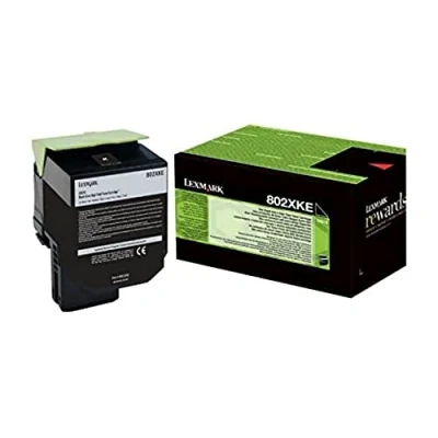 Afbeelding van Lexmark 80C2XK0 (802XK) Toner Zwart Extra hoge capaciteit