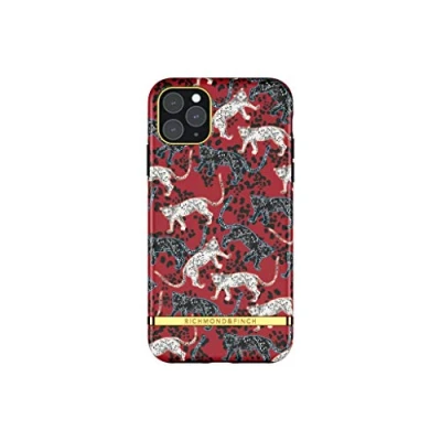Afbeelding van Richmond &amp; Finch Samba Red Leopard luipaarden hoesje voor iPhone 11 Pro Max rood