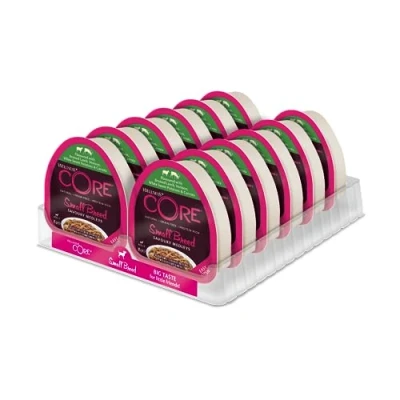 Afbeelding van 12x Wellness Core Hondenvoer Small Savoury Medleys Lam Hert 85 gr