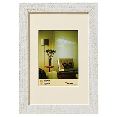 Afbeelding van Walther Design HO824V Home fotolijst, hout, polaire wit, 18 x 24 cm
