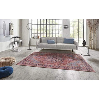 Afbeelding van Vintage Tapijt/Vloerkleed Amata Rood 160x230 Cm
