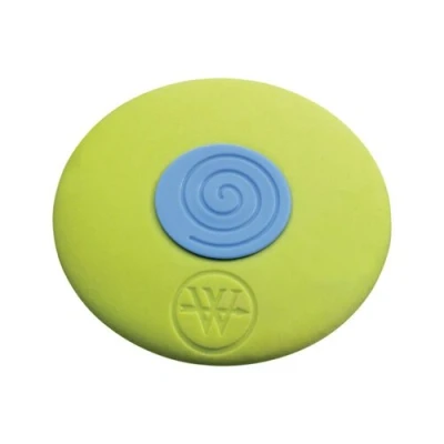 Afbeelding van Westcott Gum Microban Rond Groen/Blauw