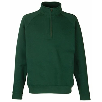 Afbeelding van Fruit of the Loom Sweatshirt met ritssluiting voor heren, Fles Groen