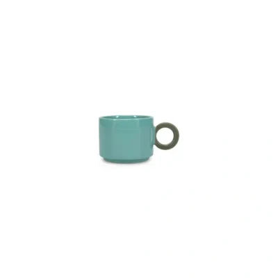 Afbeelding van Fine Dining&amp;living Lou beker blauw/groen 28cl