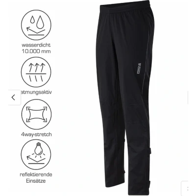 Afbeelding van Jackson Pro X Elements Regenbroek fiets waterkolom 10.000mm 5000gr/24u ademend vermogen Maat S