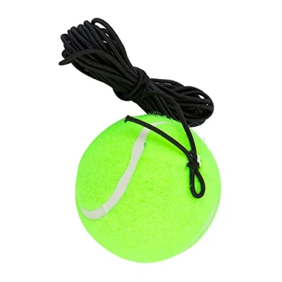 Afbeelding van Doact tennisbal, parkeerhulp voor tennisbal beginners, met 4 m elastisch rubberen touw, slechts één oefening