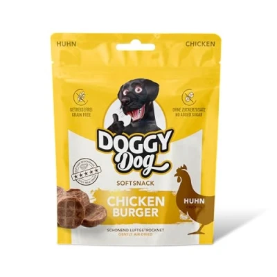 Afbeelding van 70 g DOGGY Dog Softsnack Kip Burger hondensnacks