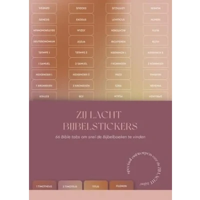 Afbeelding van Zij Lacht bijbelstickers