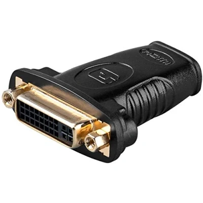 Afbeelding van MicroConnect HDMIDVIFF HDMI DVI I Zwart Kabelinterface/adapter (HDMI, DVI), Data + Video Adapter,