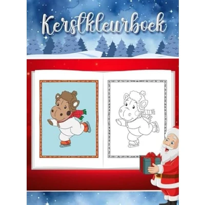 Afbeelding van Leuk Kerst kleurboek voor kinderen