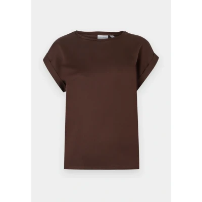 Afbeelding van VILA VIELLETTE S/S SATIN TOP NOOS Dames Blouses