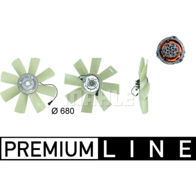 Afbeelding van MAHLE ORIGINAL CFF 439 000P Radiator Ventilator 680 Elektrisch
