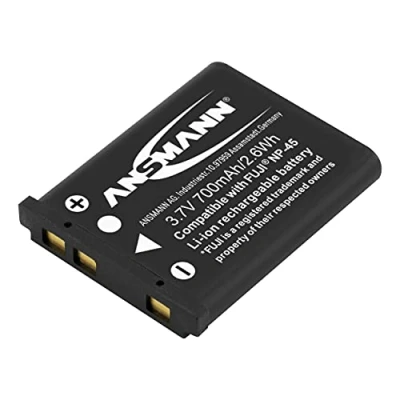 Afbeelding van Ansmann A Fuji NP 45 Camera accu Vervangt originele 3.7 V 650 mAh