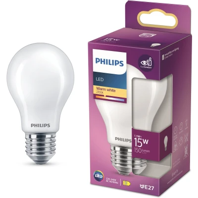 Afbeelding van Philips Lighting 76243800 LED lamp Energielabel F (A G) E27 Peer 1.5 W = 15 Warmwit (Ø x l) 6 cm 10.4 1 stuk(s)