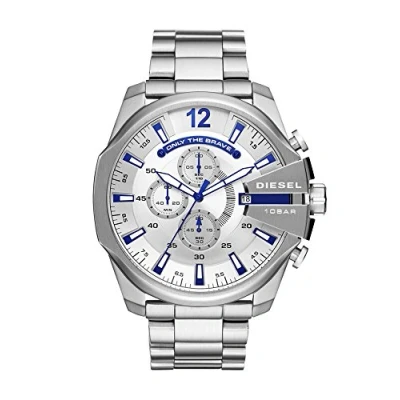 Afbeelding van Diesel DZ4477 Mega Chief zilveren horloge