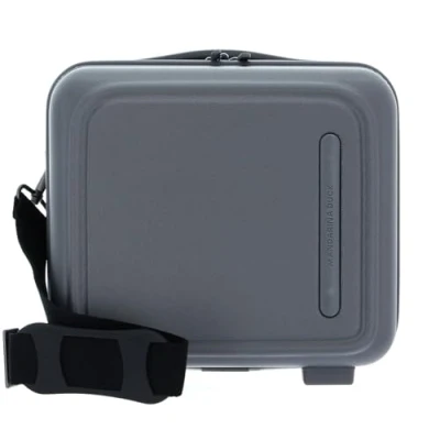 Afbeelding van MANDARINA DUCK Cosmetische tas Logoduck + Beauty Case Smoked Pearl Grijs