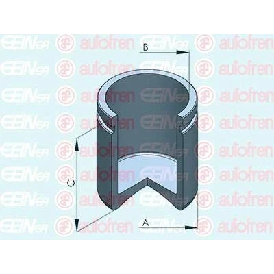 Afbeelding van AUTOFREN SEINSA D025362 Zuiger, remklauw 54 Vooras MANDO HYUNDAI: i20 II Hatchback
