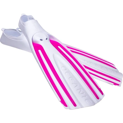 Afbeelding van Oceanic Viper 2 Ff Fins White/Pink Md (39.5 41)