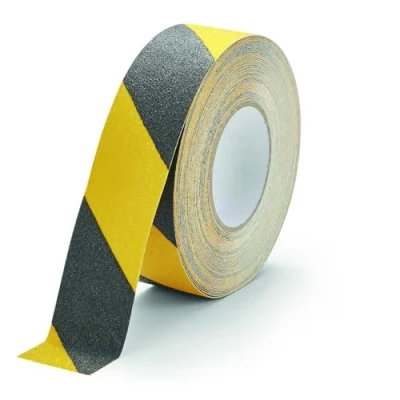 Afbeelding van Durable Duraline Antisliptape Grip 50 Mm X 15 M, Geel/zwart Vloersticker