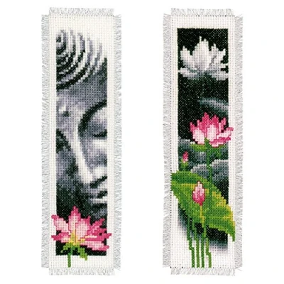 Afbeelding van Vervaco Lotus en Boeddha set van 2 Bladwijzer PN 0155652