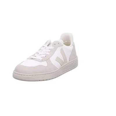 Afbeelding van Veja Sneakers laag, Dames, Maat: 37, White/natural Leer en textiel
