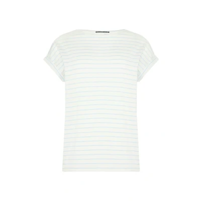 Afbeelding van Q/S designed by T shirt Maat S Vrouwen 50G0 BLUE Lyocell