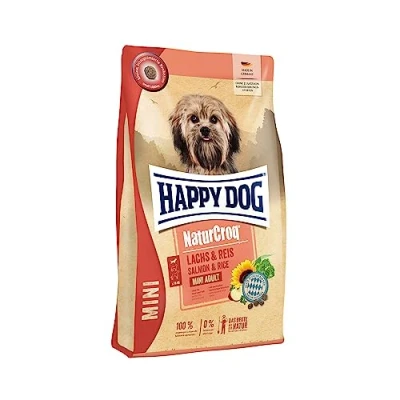 Afbeelding van 800g Happy Dog NaturCroq Mini Adult Zalm &amp; Rijst droogvoer voor honden