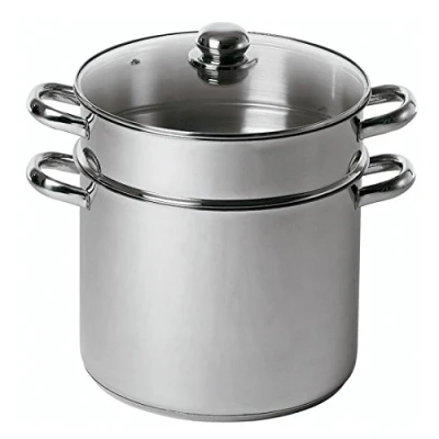Image de Couscoussier Cylindrique 16 L Inox Diamètre 30cm*