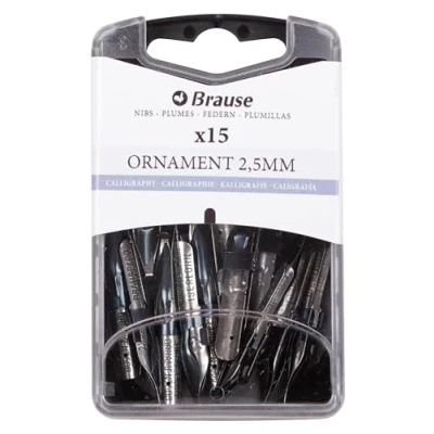 Afbeelding van Brause 152025B ornamentveren, 2,5 mm, 15 stuks
