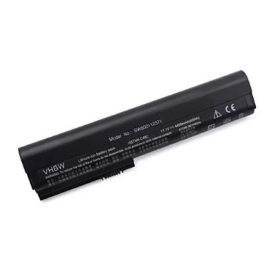 Afbeelding van vhbw Li Ion batterij 4400 mAh (11,1 V) compatibel met HP Elitebook 2560p laptop, vervangende 2570p voor HSTNN C48C, 463309 241, 632015 222 enz.