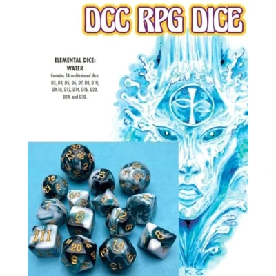 Afbeelding van DCC RPG Dice Set Elemental Dice: Water