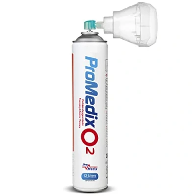Afbeelding van Draagbare zuurstofinhalator in een blik 99,4% O2 12L Promedix PR 994