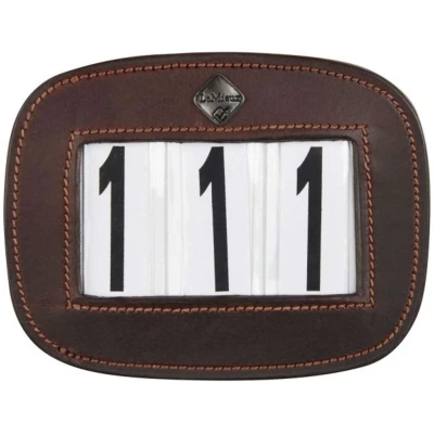 Afbeelding van LeMieux Wedstrijdnummers Saddle Pad Bruin
