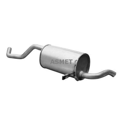 Afbeelding van ASMET 10.132 Einddemper RENAULT: Modus / Grand Modus, Clio III Grandtour