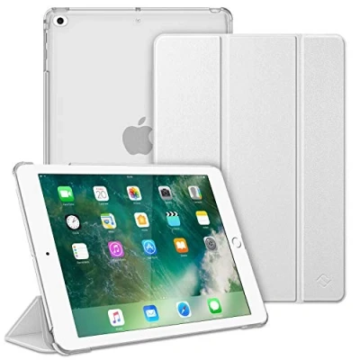 Afbeelding van Fintie Hoes voor iPad 9.7 Zoll 2018/2017, Ultradun Superlicht Beschermhoes met Transparante Achterkant Cover Automatische Slaap waakfunctie 9.7&quot; 6. Generation / 5. Generation, Zilver