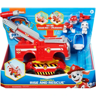 Afbeelding van PAW Patrol Transformerende Marshall Rise&#039;n&#039;Rescue speelgoedvoertuig met actiefiguren en accessoires