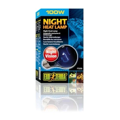 Afbeelding van Exo Terra Night Heat Maanvuurlamp voor reptielen en amfibieën, 100 W, E27 fitting