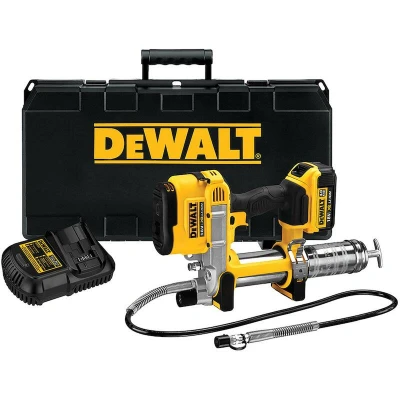Image de DEWALT DCGG571M1 QW Pompe à graisse sans fil 18V XR (1x batterie 4.0Ah + chargeur)