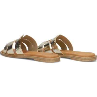 Afbeelding van Notre V Muiltjes, Dames, Maat: 41, Goud Schoenen