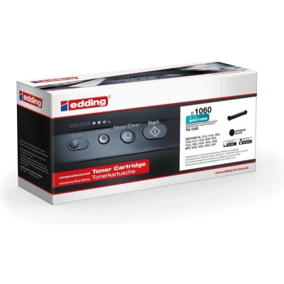 Afbeelding van Edding Tonercassette vervangt Brother TN 1050 Compatibel Zwart 1000 bladzijden EDD 1060