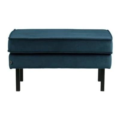 Afbeelding van BePureHome Rodeo Hocker Velvet Blauw