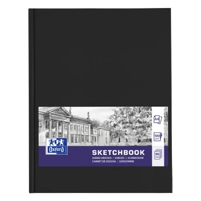 Image de Oxford album à dessin avec couverture rigide A4 (96 feuilles)