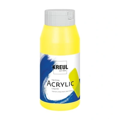 Image de C.kreul acrylfarbe solo goya triton, citron, 750 ml 17026