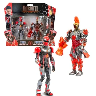 Image de Coffret Figurines Gormiti Scion Et Associé Feu Zane Fireon 15 Cm A Partir De 4 Ans Grv192