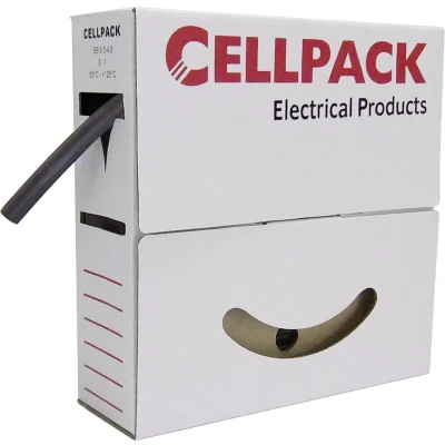 Afbeelding van CellPack 127129 Krimpkous zonder lijm Rood 12 mm 4 Krimpverhouding:3:1 8 m