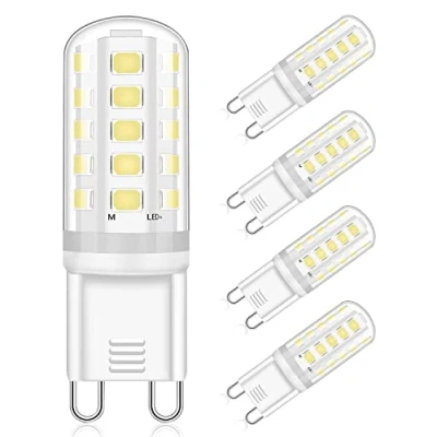 Afbeelding van Eco.Luma G9 Ledlampen, 5 W, komt overeen met 40 halogeen, koudwit, 6000 K, AC220 240 V, ledlamp, niet dimbaar, geen flikkeren, 360 graden stralingshoek, 4 stuks