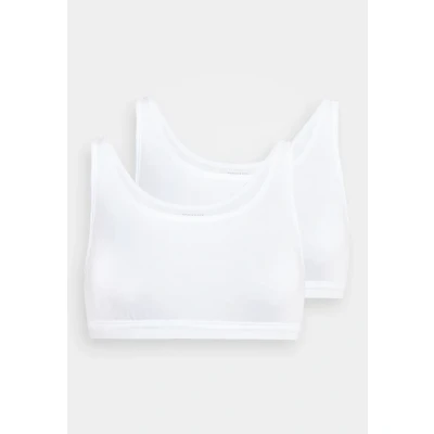 Afbeelding van Schiesser 2PACK Bustier OHNE CUPS Organic Cotton 95/5 Bustier, Dames, Maat: 38, Weiss
