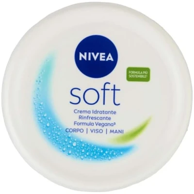Afbeelding van NIVEA Soft Multifunctionele crème, 1 x 300 ml, hydraterende en verfrissende gezichts , lichaams handcrème, snel absorberend, verrijkt met vitamine E jojoba olie