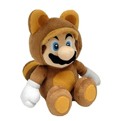 Afbeelding van Tanooki Mario, pluche figuur: officiële Nintendo gelicentieerde uit de bekende Mario spellen
